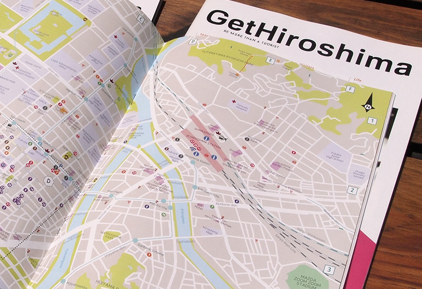 GetHiroshima mag #1 city maps