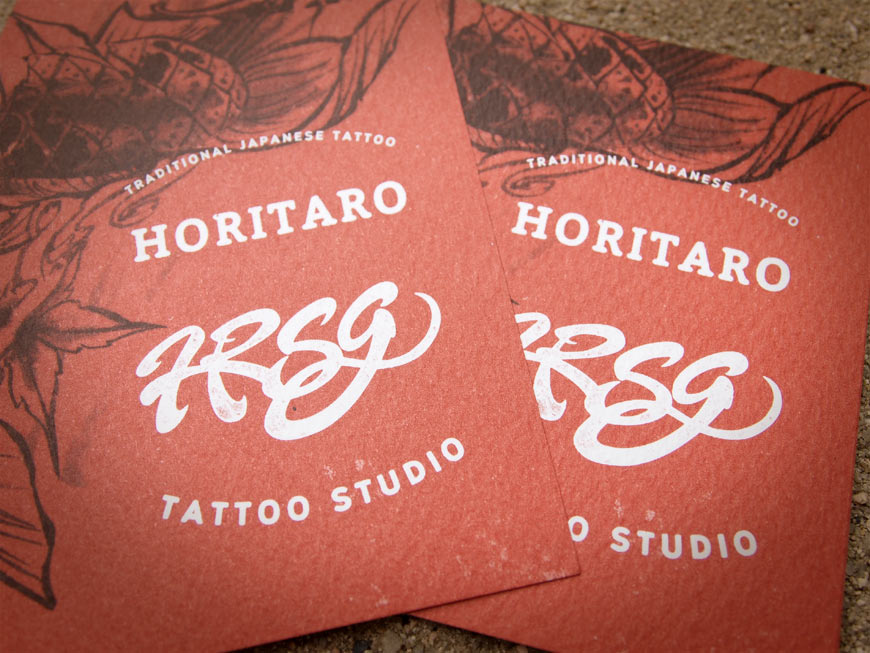 Horitaro Tattoo Studio shop card