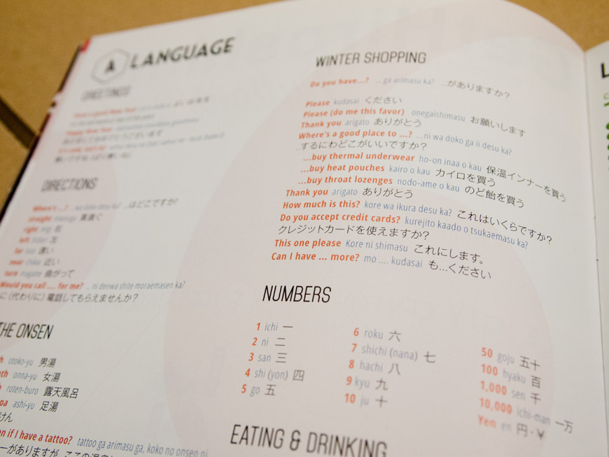 GetHiroshima mag #04 Winter Language section