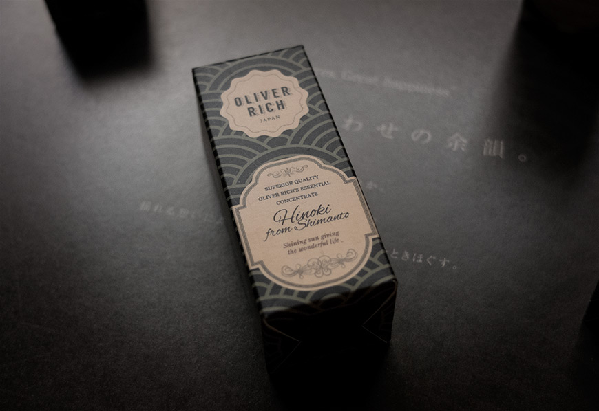 Oliver Rich aroma oils - Hinoki from Shimanto